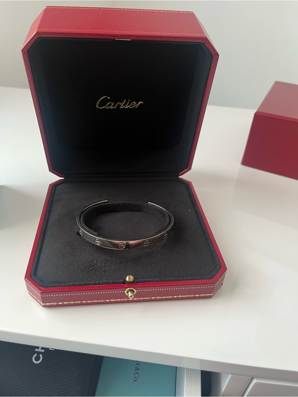 Authentic Cartier love cuff bracelet size 19